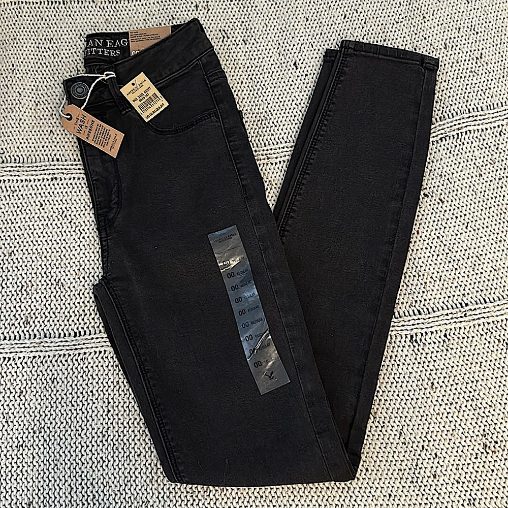 American Eagle with tags, never been worn, size 00, black